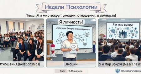 Неделя психологии с 13 по 17 апреля 2026г.
